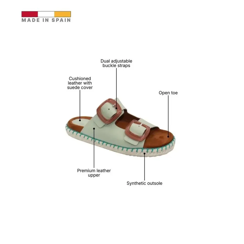 ERIC MICHAEL EVELYN WOMEN'S SANDAL in Mint - Picture 3 of 4